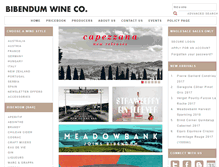 Tablet Screenshot of bibendum.com.au